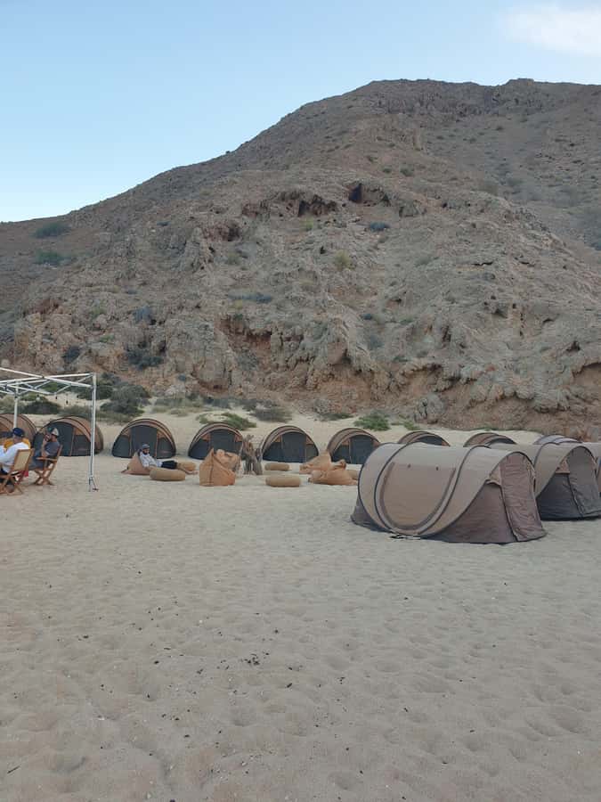 Camping to the Daymaniyat Islands with an overnight stay - Leaving Seeb for two snorkeling stops