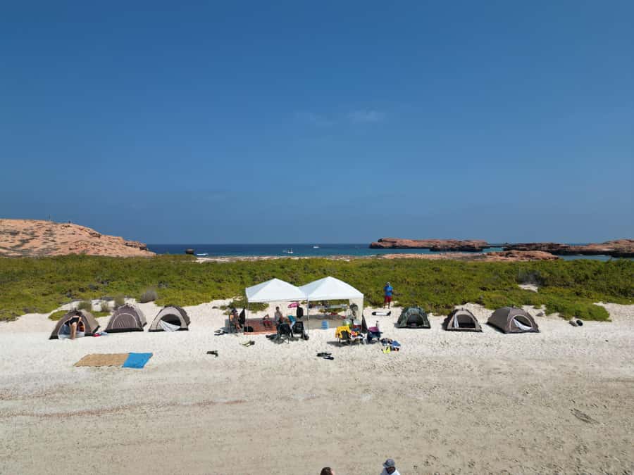 Camping to the Daymaniyat Islands with an overnight stay - An afternoon for beaches, snorkeling, and short walks
