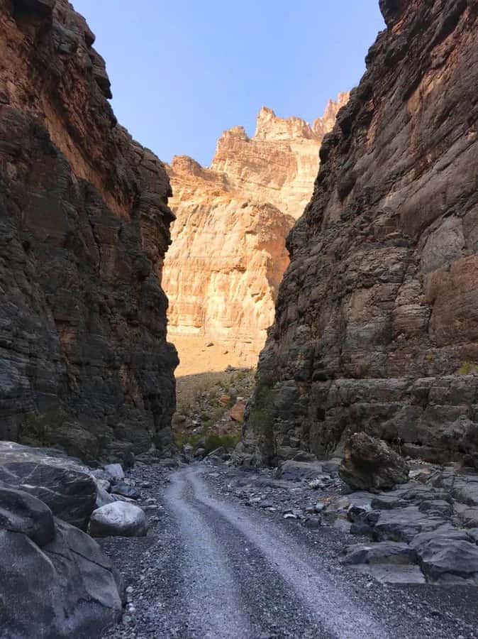 Day Trip to Jabal Shams, Wadi Nakhar, Misfat Al Abriyeen - Wadi Ghul and its abandoned stone homes