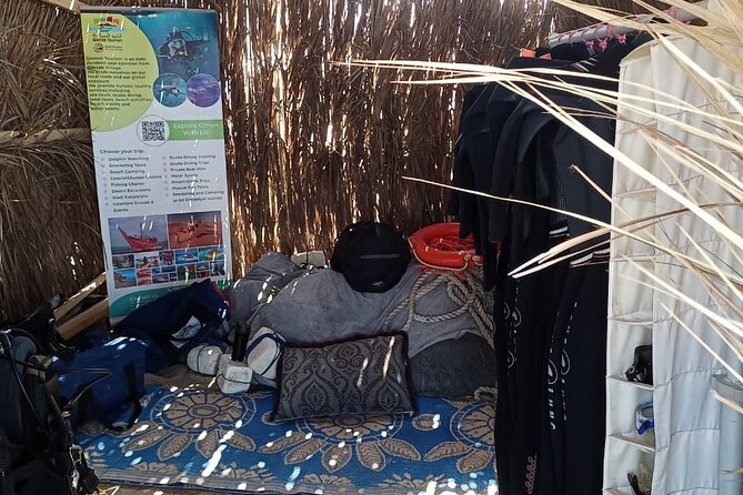 Discover Scuba Diving from a Fishing Village - Entering the water with a PADI instructor
