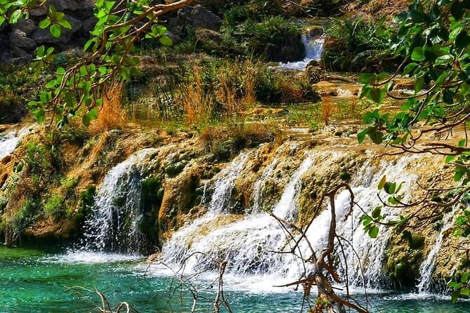 East of Salalah, Mountain Safari, Camels, Waterfall, White beach - Tawi Ateer and Teeq Cave, with a serious drop below