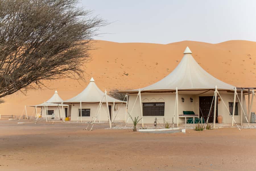From Muscat: Desert Overnight and Wadi Bani Khalid - Sunrise, breakfast, and the return to Muscat