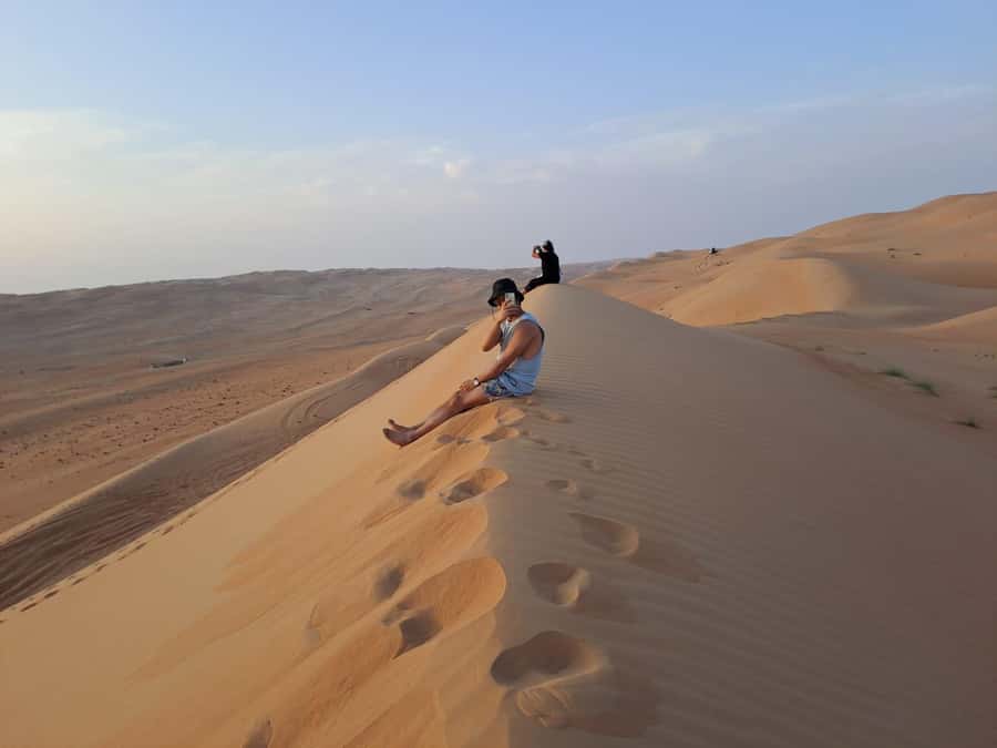 From Muscat: Guided Overnight Desert Camp Tour - Wadi Bani Khalid after the desert
