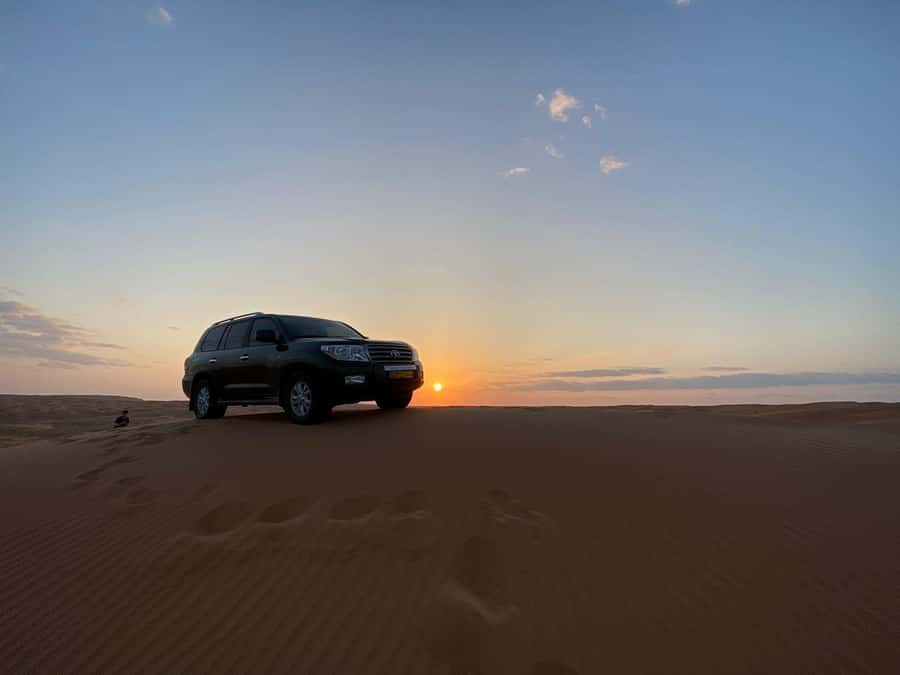 From Muscat: Wahiba Sands Sunset with Desert Camp Dinner - The noon departure from Muscat