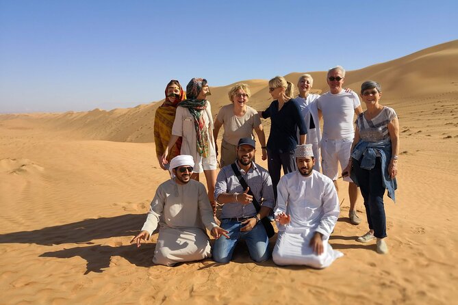 Full-Day Desert Safari Jeep Tour in Ash Sharqiyah Governorate - Cooling off at Wadi Bani Khalid