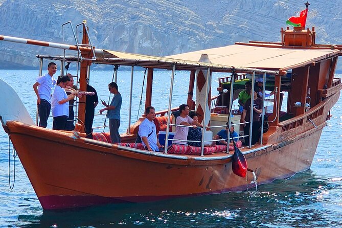 Full day Dhow: Khasab, Musandam: Dolphins, Snorkeling & Fjords - Khor Sham and the fjord scenery