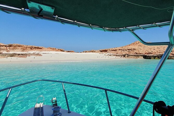 Full Day Dimaniyat Island Excursion - Muscat’s coastline from the water