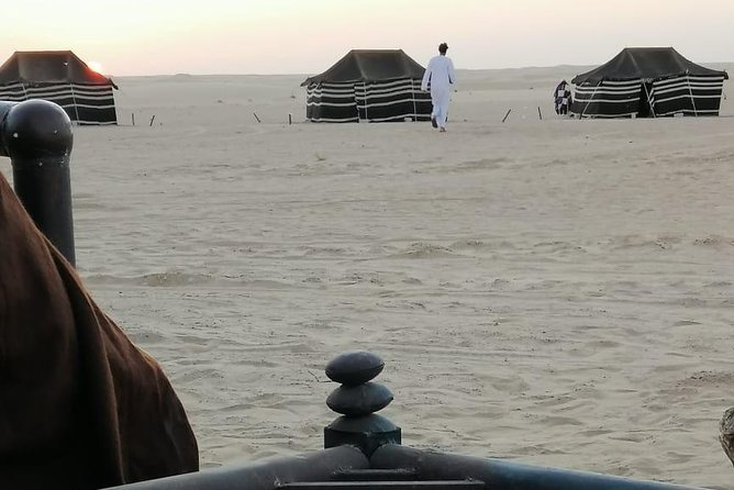 Golden Dunes Getaway: Overnight Safari in Salalah’s Empty Quarter - Fawaz Desert Camp after sunset