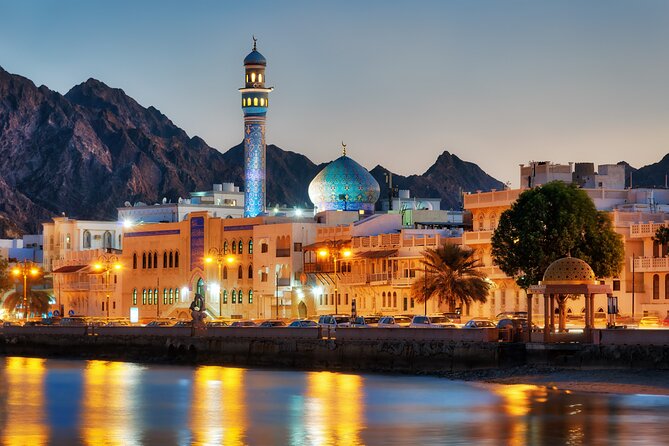 Historical Muscat Sunset Tour - Sailing past old Muscat at golden hour