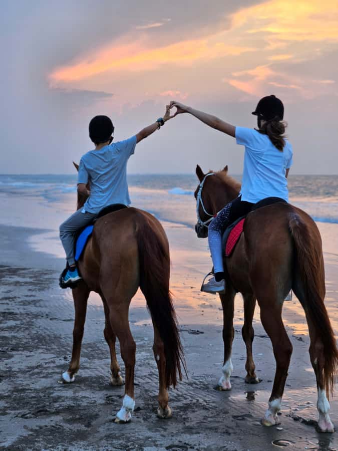 Horse Riding Oman - 2 hour ride - Reaching Al Sawadi Beach from Muscat