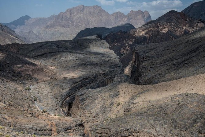 Jabal Shams (Grand Canyon) - Misfat Al Abriyeen, a village built on a slope