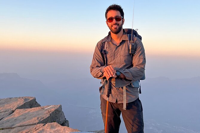 Jebel Shams summit W4 - Camping at Jebel Shams before the climb