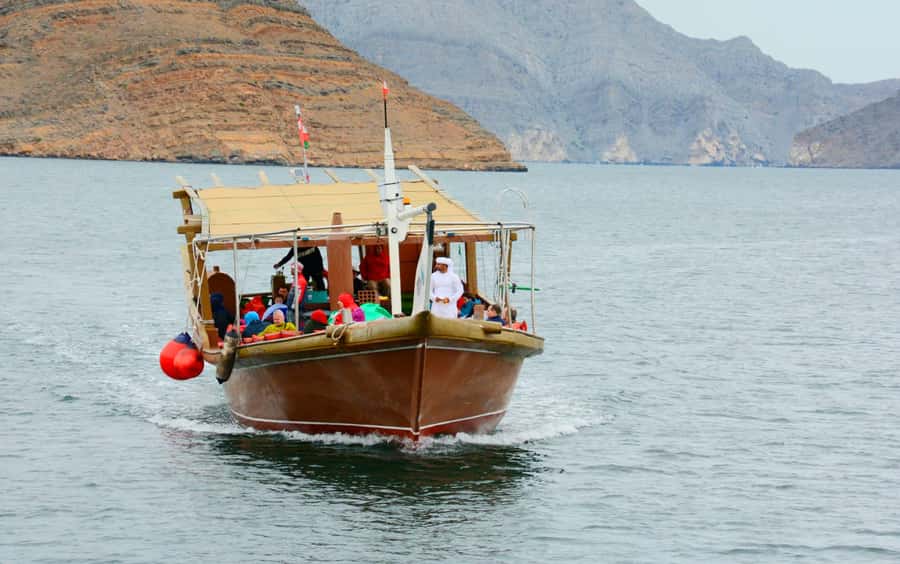 Khasab: Khor Sham Half-Day Cruise with Snorkeling & Dolphins - Cruising into Khor Sham