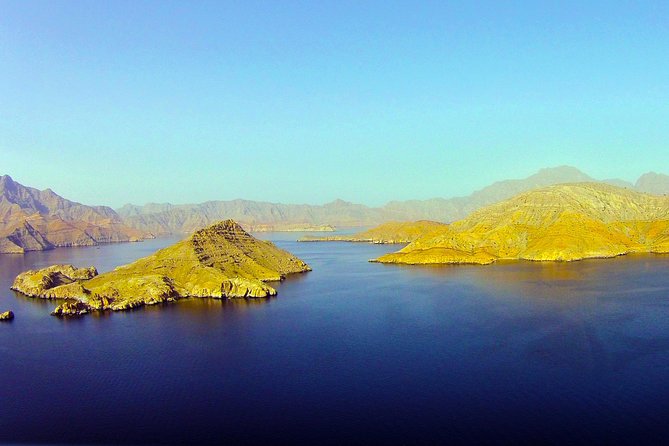 Khasab Musandam Full day dhow cruise - Qanaha and Maqlab: scenery between the swim stops