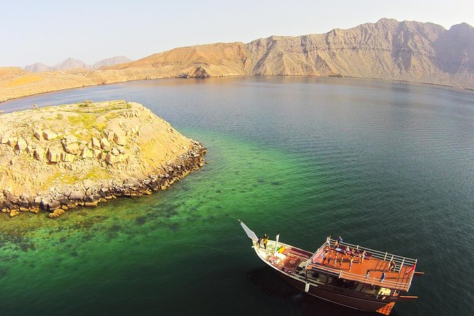 Khasab Musandam Full day dhow cruise - Telegraph Island and the clear-water swim