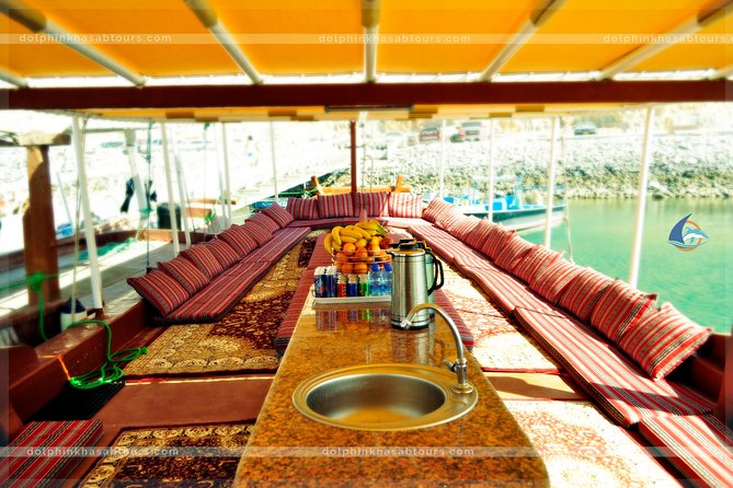 Khasab Musandam Full day dhow cruise - Buffet lunch and refreshments on board