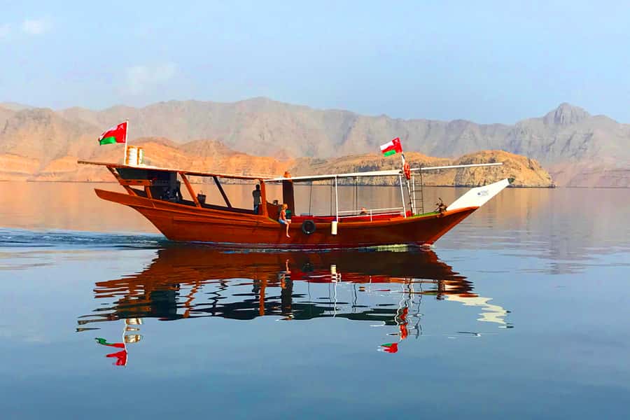 Musandam/Khasab: Overnight Dhow Cruise with Camping and BBQ - Swimming and snorkeling near Telegraph Island