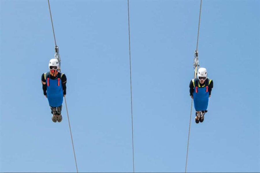 Musandam Zipline - What happens before you leave the platform