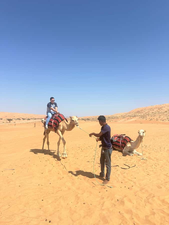 Muscat: Bidiya Desert Sunset Camel Ride with Transfer - Is $470 good value for four people?