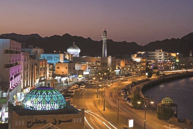 Muscat by Night with Local Dinner from Muscat - Dinner: grilled fish, local atmosphere, and unclear drink details