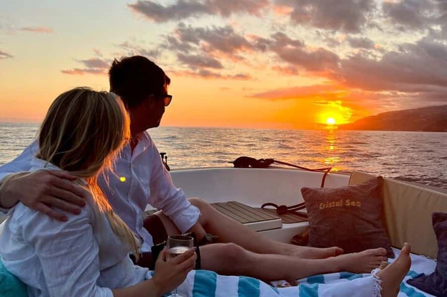 Muscat : Coastal & Sunset Boat Trip - Sunset over Muscat’s open water