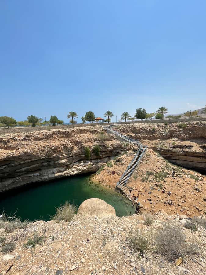 Muscat: Full-Day Wadi Shab & Bimmah Sinkhole Private Tour - Bimmah Sinkhole: striking, short, and easy to add