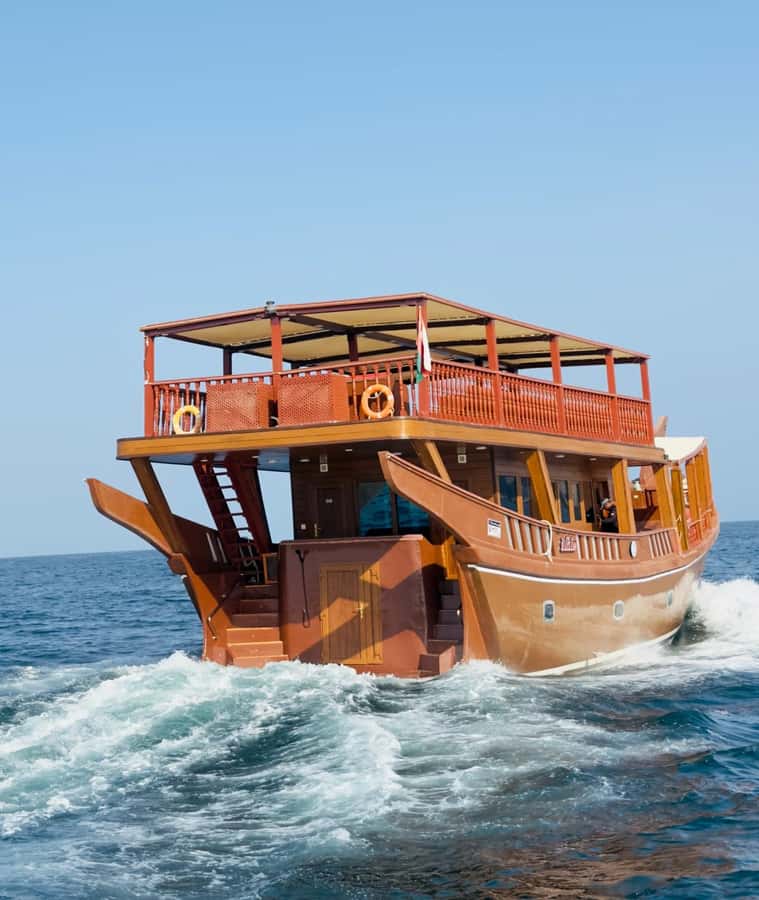 Muscat: Omani Dhow Coastal and Sunset Cruise - The Sunset View From the Dhow