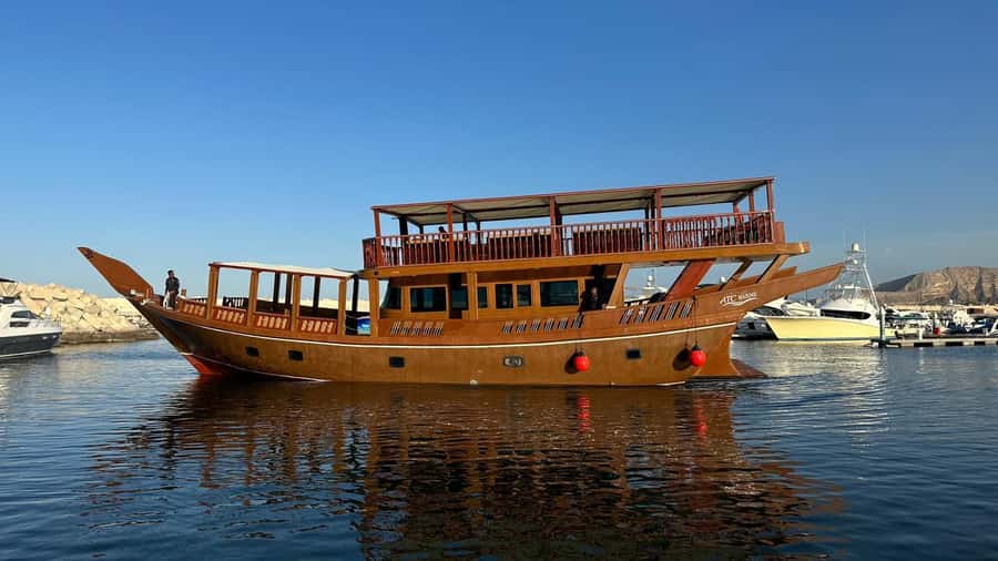 Muscat: Omani Traditional Dhow Sunset Cruise - The dhow question: traditional look, modern operation