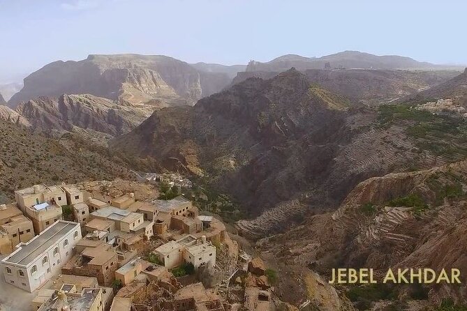 Nizwa Fort-Nizwa Souq-Birkat Al Mouz-Jebel Akhdar - Private Full Day Tour - Birkat Al Mouz: ruins at the foot of the mountains