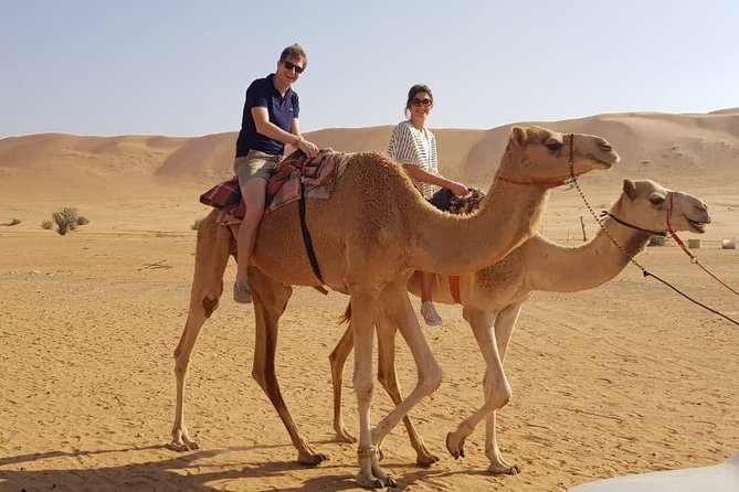 Overnight Desert Tour with Wadi Bani Khalid - Wahiba Sands: golden dunes and a night outside