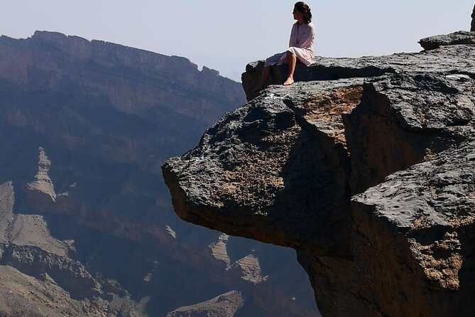 Private Full Day Guided Balcony Walk Hiking to Jebel Shams - The Grand Canyon viewpoint before the hike