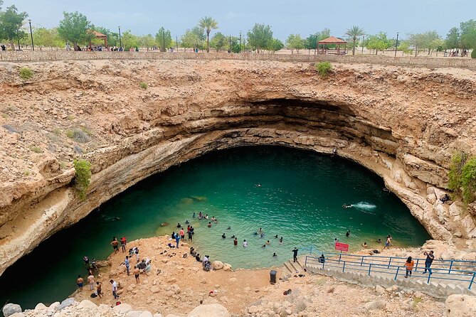Private Oman Desert Overnight in Wahiba Sand and Wadi Exploration - Bimmah Sinkhole and the return to Muscat