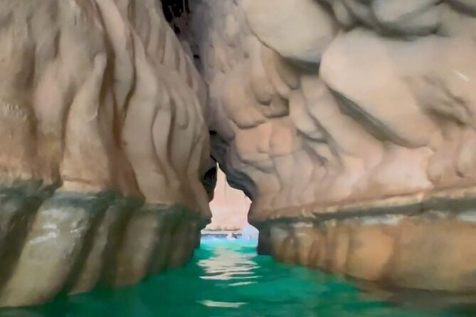 Private Overnight at Wahiba Sand Desert and Wadi Shab Tours - Wadi Tiwi adds a greener view before the desert