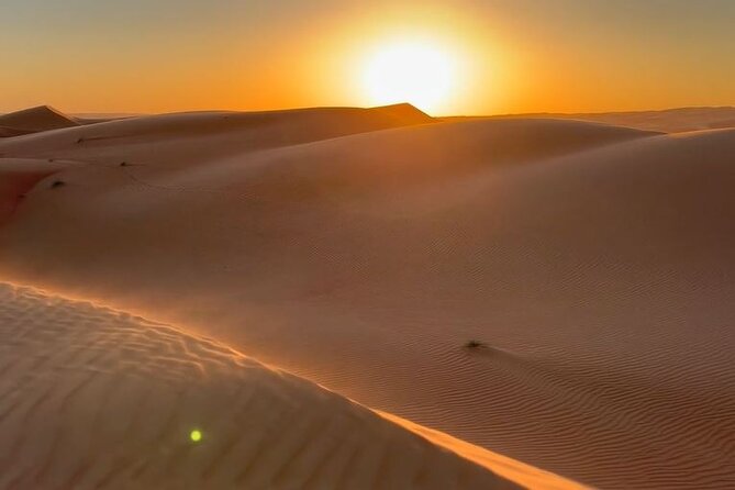 Private Overnight at Wahiba Sand Desert and Wadi Shab Tours - Entering Wahiba Sands by 4WD