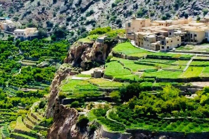 Private Overnight Nizwa & Jebel Akhdar Tour from Muscat - Birkat Al Mouz and the falaj at Al Kattmyn
