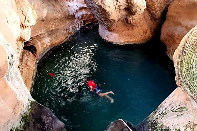 Private Tour Wadi Shab & Sinkhole Tour – Swim, Hike & Explore - A quiet hour at Fins Beach