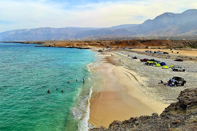 Private Wadi Arbyeen - Sinkhole - White Sand Beach- Full Day Tour - The private 4WD setup from Muscat