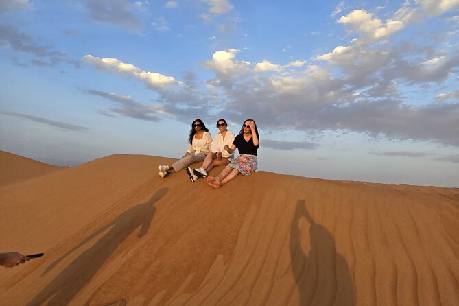 Private Watching Sunset Desert Safari Tour - Sunset from the orange dunes