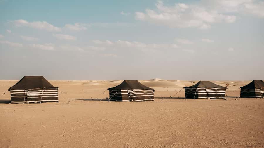 Salalah: Bedouin Tent Night Stay in Desert + Sunset Safari - Sunset, coffee, and the first night in camp