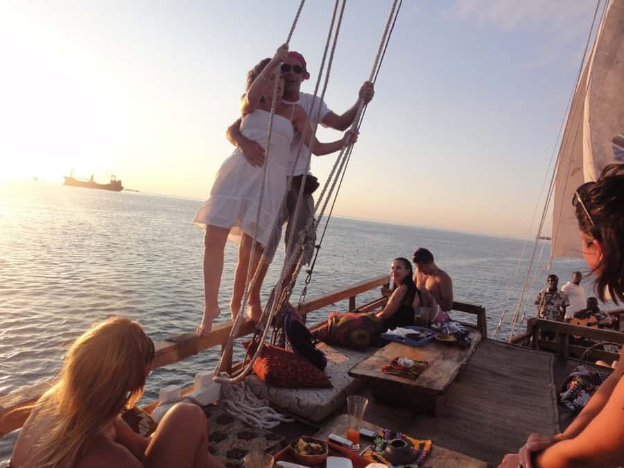 Sunset Dhow Cruise - Al Bustan Palace and the Route Toward Qantab