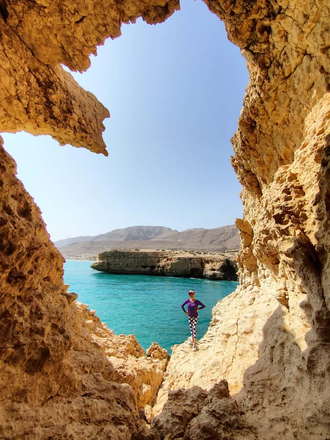 Wadi Shab &Bimmah Sinkhole &Heart shaped Cave &Pebble Beach - Bimmah Sinkhole on the return drive