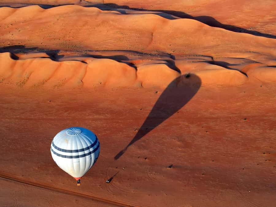 Wahiba Sands: Hot Air Balloon Experience - A gentle takeoff over Sharqiya Sands