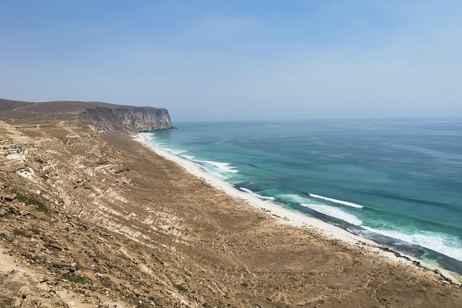West Coast Mountains and Beaches (Fazayah beach + Shaat cliff) - Fazayah Beach beneath the Qamar Mountains