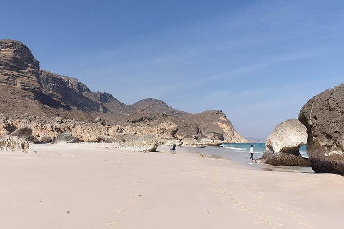 West Salalah Tour - Caribbean of Orient - Fazayah Beach with City - Mughsayl Beach and the question of swimming